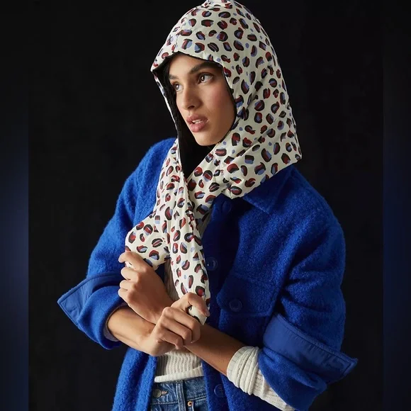Printed Puffer Hood
By Anthropologie Choose your (p)layer: puffer addition. Purple, plaid, or  main image 4